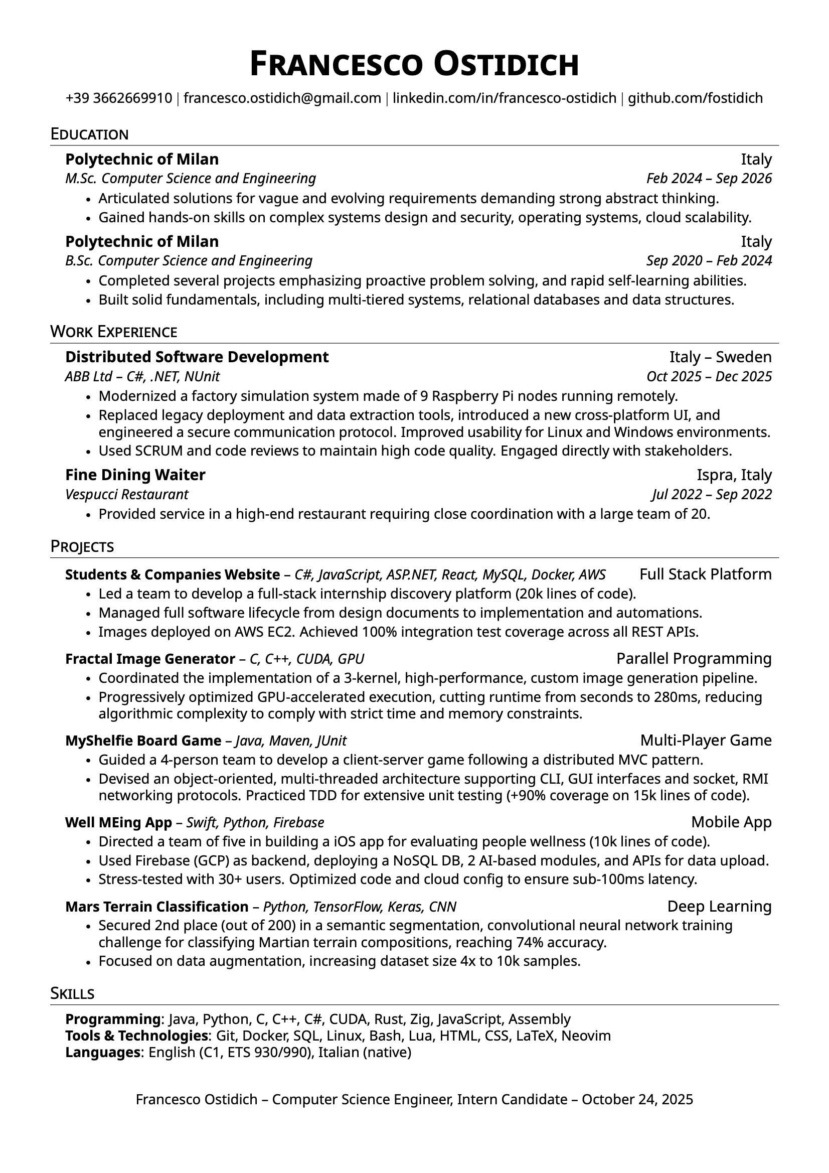 CV